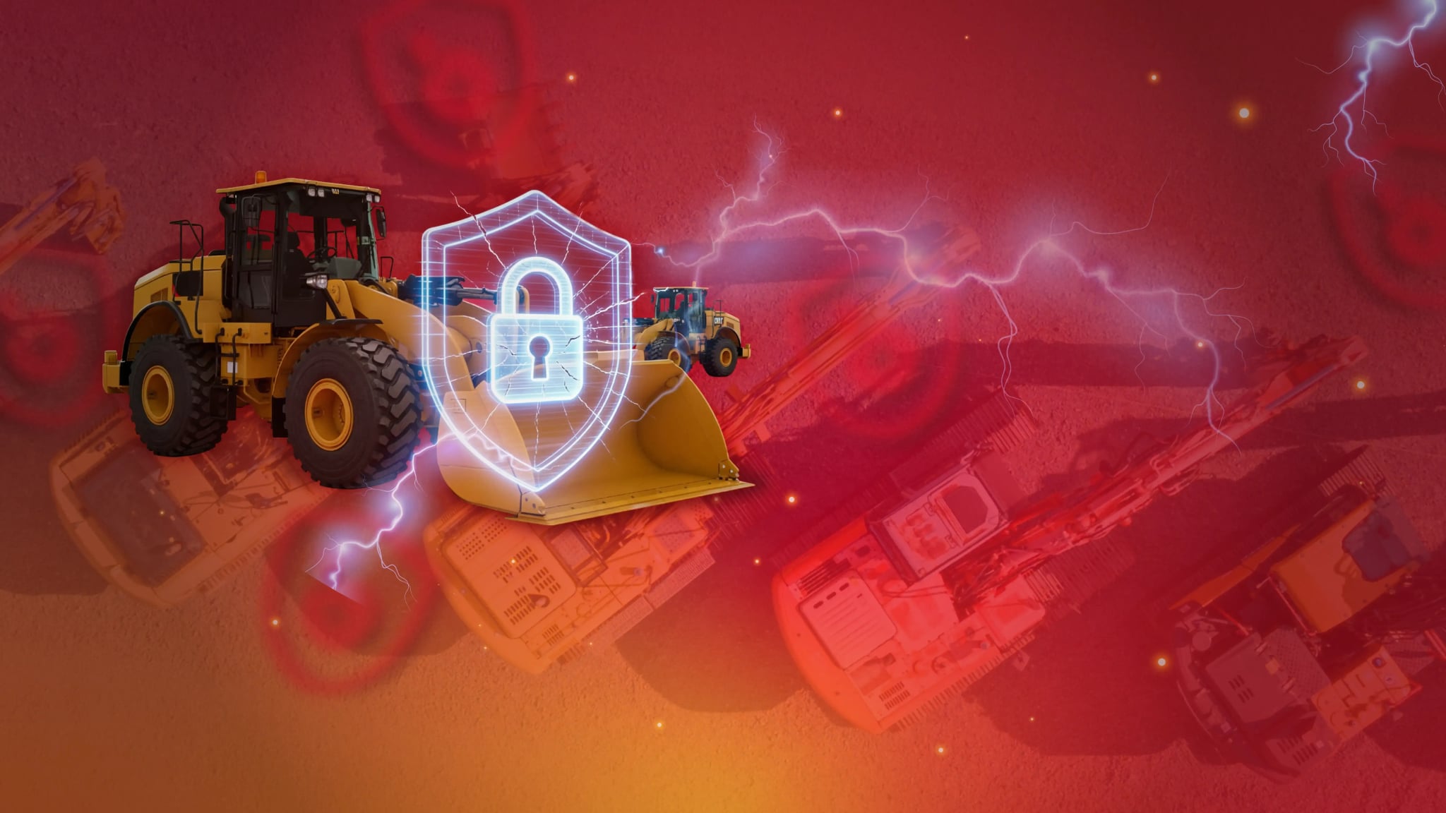 Maquinaria amarilla GPS